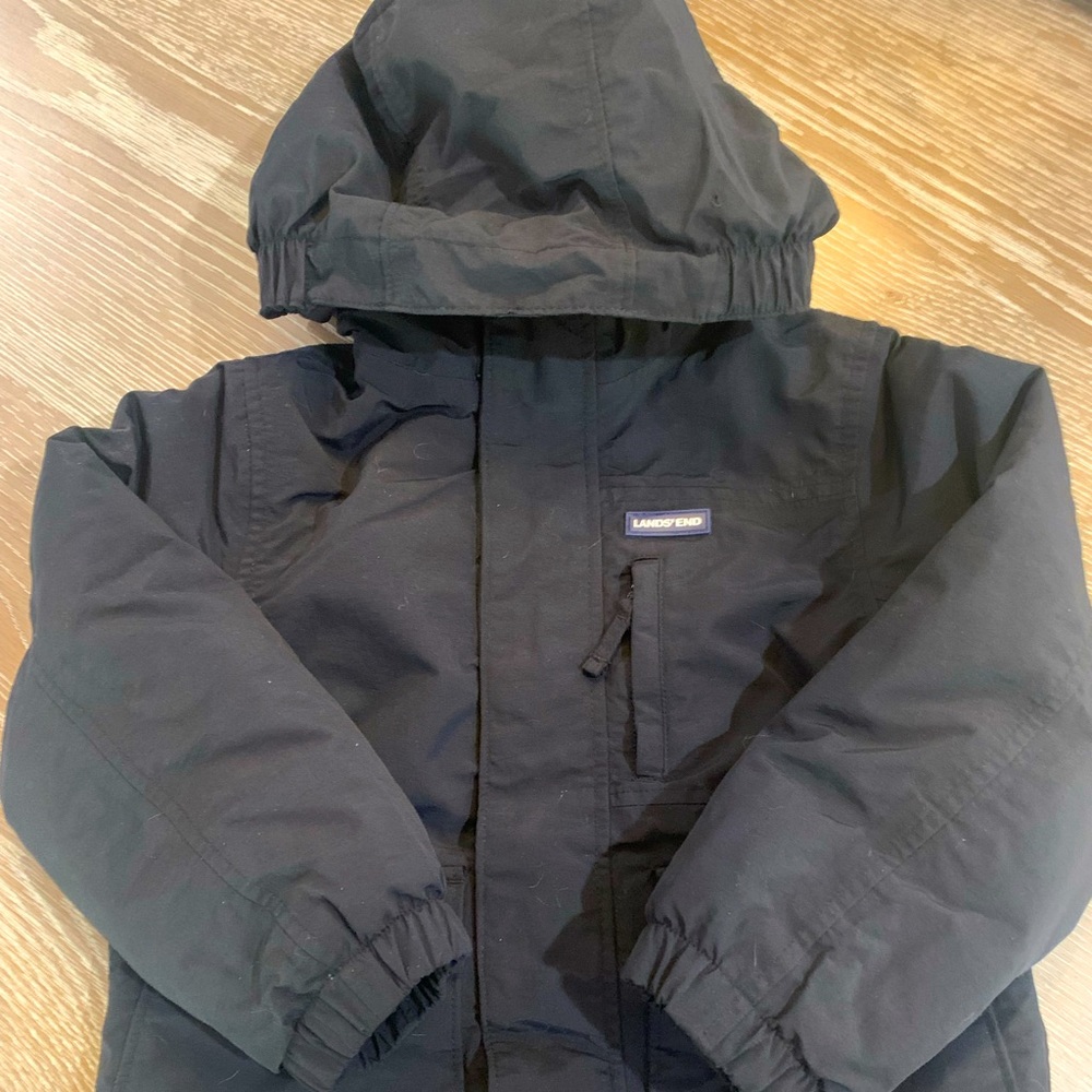 Lands’ End Kids Sqall Fleece Lined Waterproof Jacket - Size XXS (2-3T)